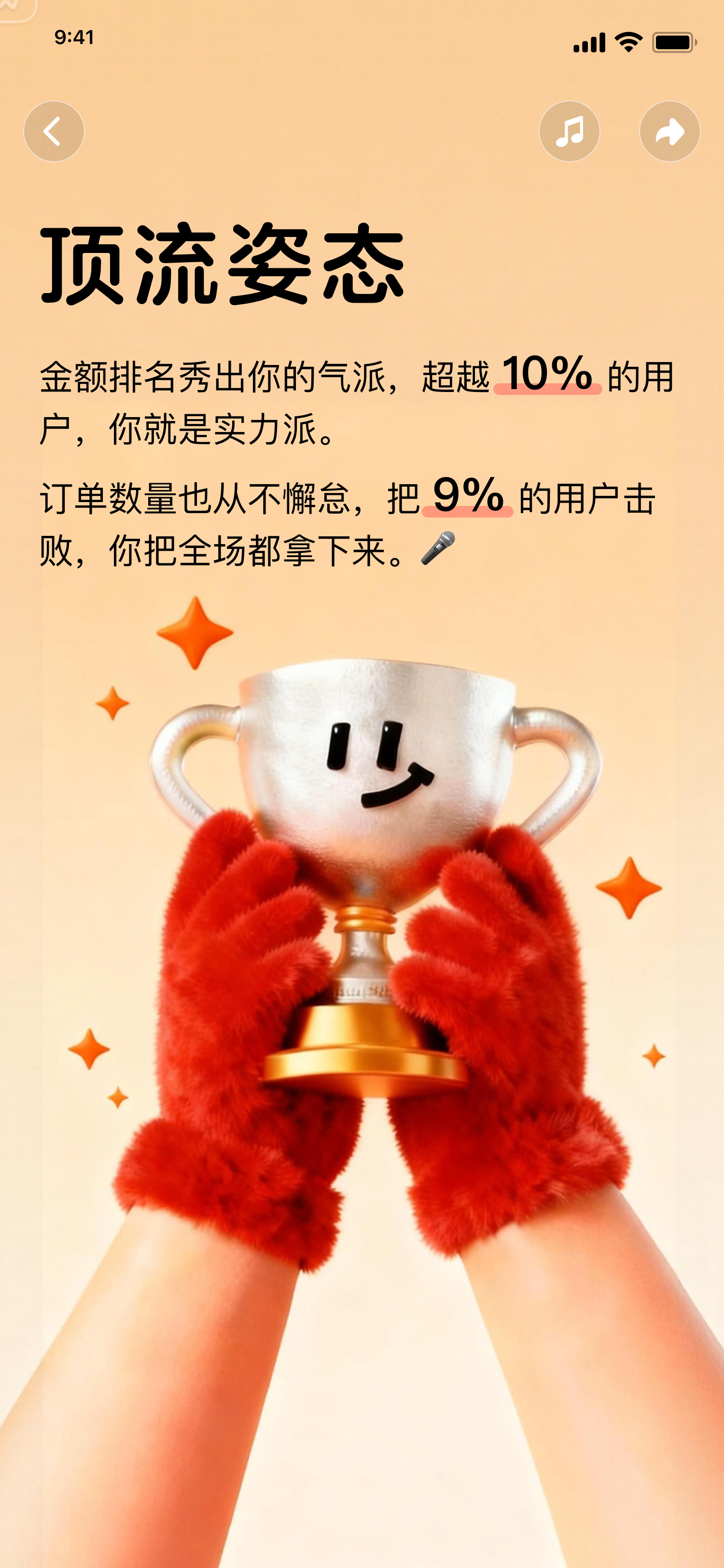 年度账单顶流姿态核心页面