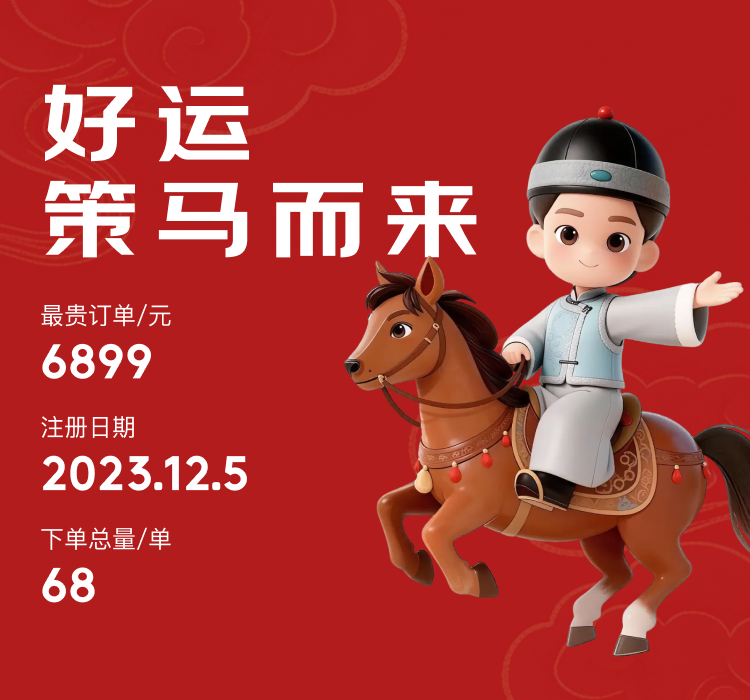 好运策马而来分享图