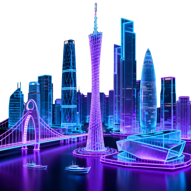 广东代表视觉:城市建筑群