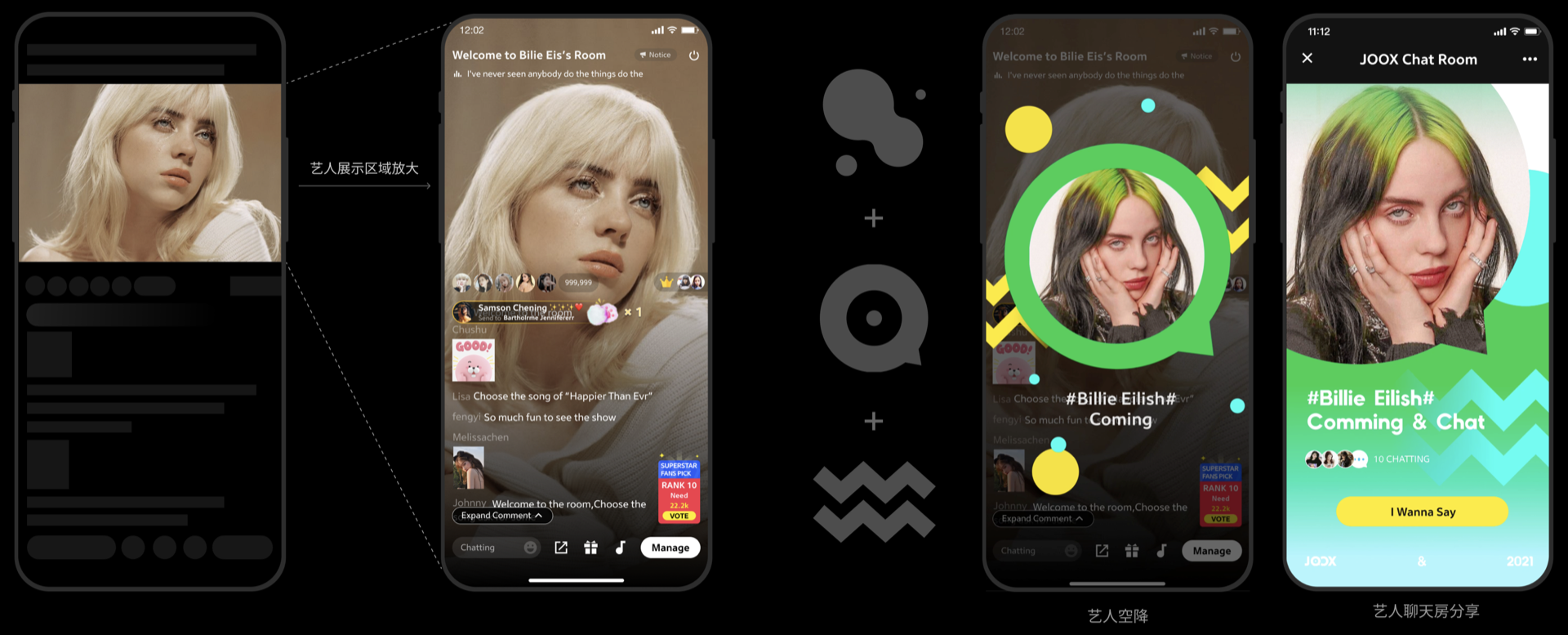 JOOX 艺人粉丝房场景
